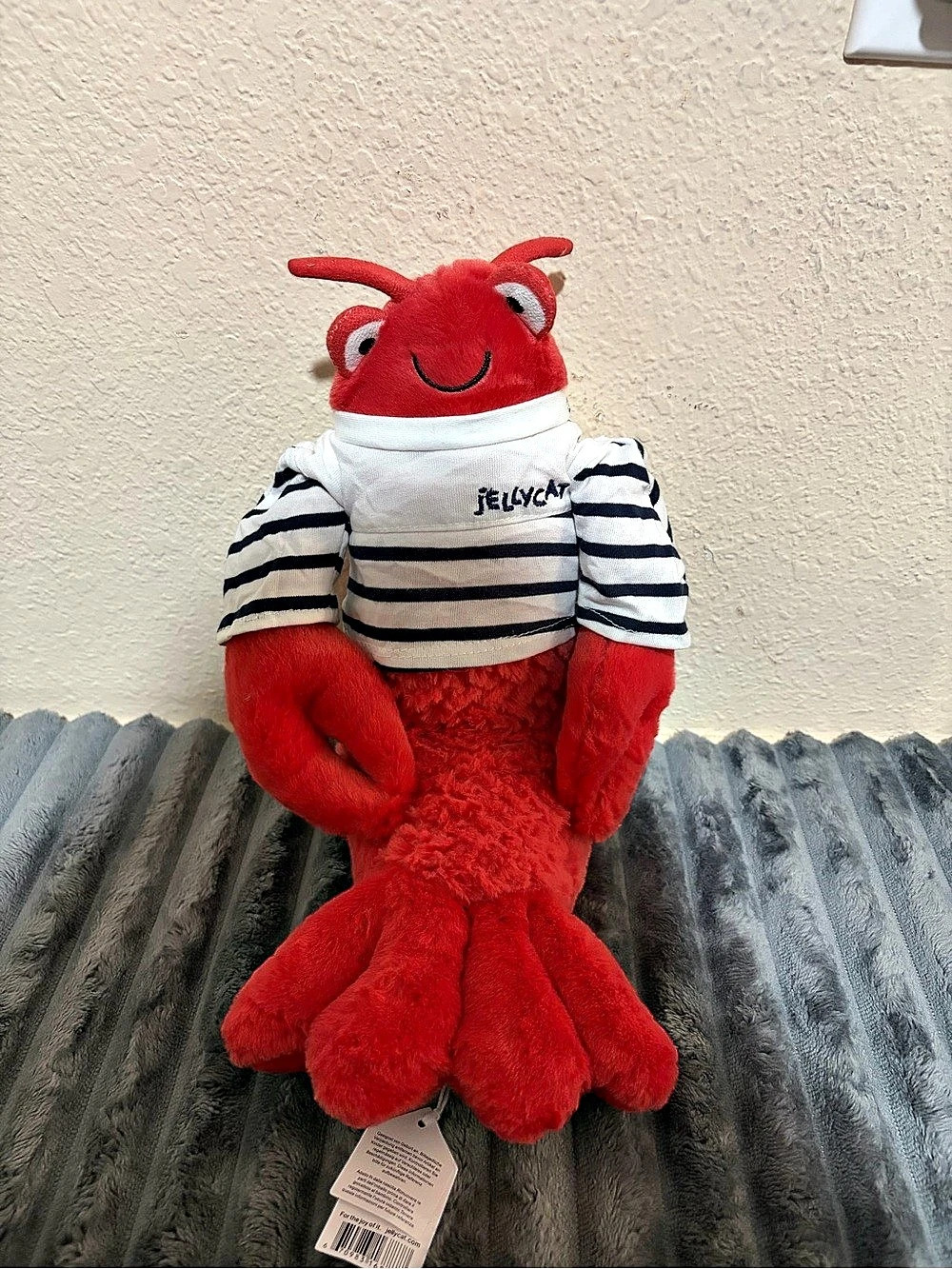 Jellycat Larry Lobster Sailor Outfit plush